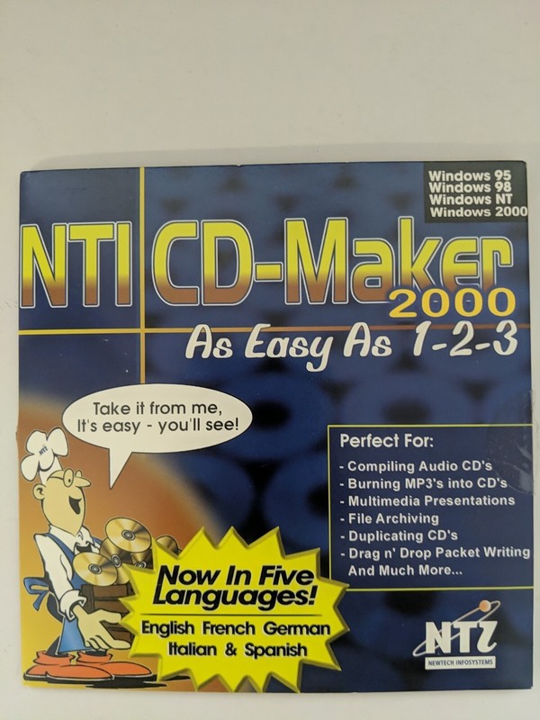 NTI CD MAKER VERSION 2000- COMPUTER SOFTWARE