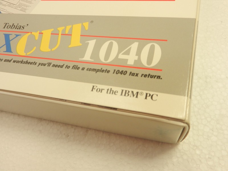 Vintage - Andrew Tobias Tax Cut 1040 MECA Software 3.25” Disks for Windows gallery