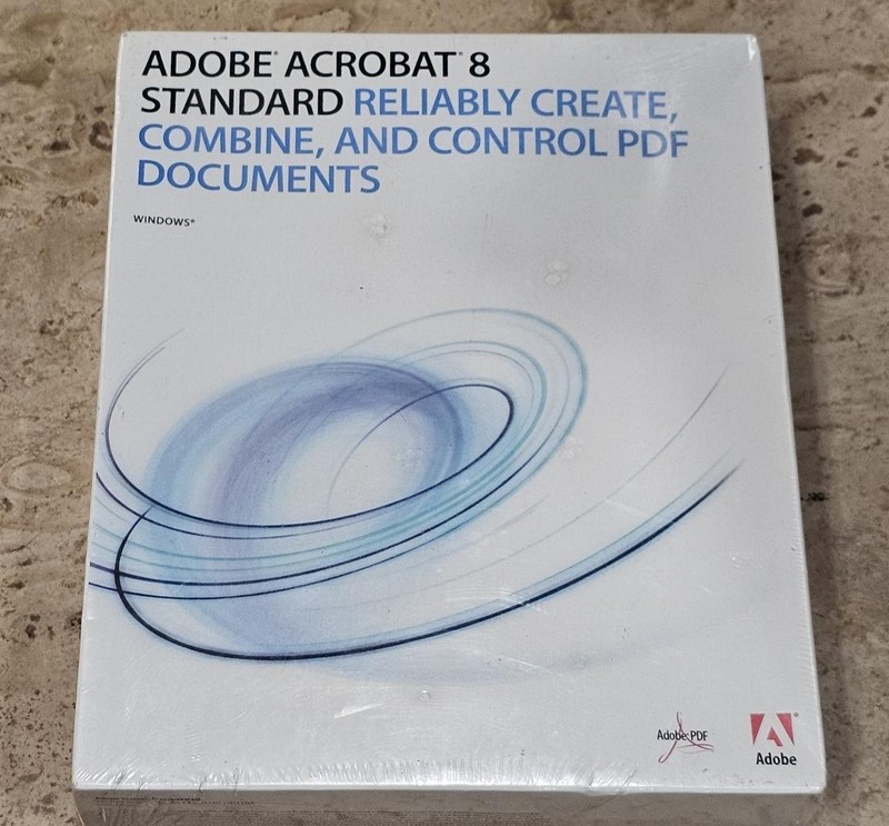 New Adobe Acrobat 8 Standard for Windows