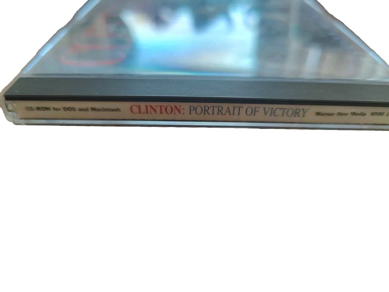 Clinton Portrait of Victory PC-CD-ROM 1993for DOS/MAC CD gallery