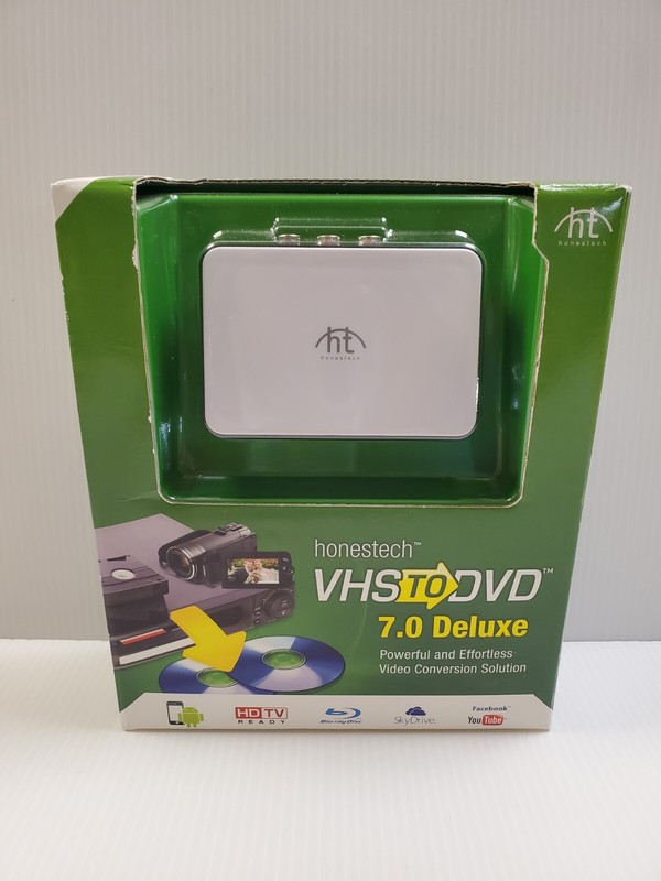 Honestech VHS to DVD 7.0 Deluxe Video Conversion USB Windows OPEN BOX