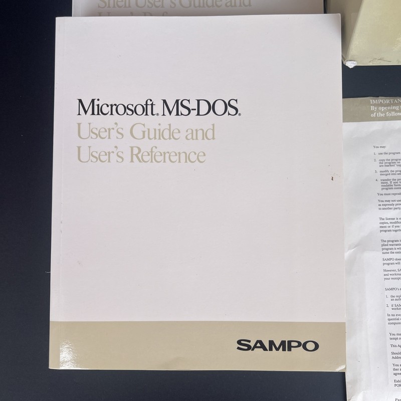 Microsoft MS-DOS 4.01 Operating System 3.5” Floppy Disks w Manuals Complete gallery