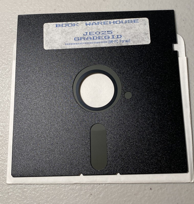 IBM Tandy Book Warehouse JE025 GRADEGID 5.25” gallery