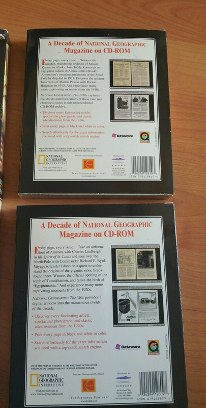 National Geographic Magazine CD-ROM 1888-1909 1910 1920 1930 Set gallery
