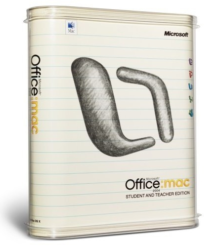 Microsoft Office Mac 2004 Student and Teacher Edition COMPLETE w/ 3 Product Key