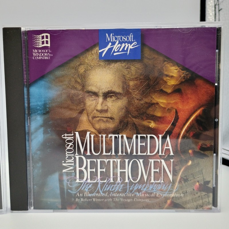 Microsoft Home CD-ROMs LOT Encarta 99 Mozart Schubert Beethoven Vintage