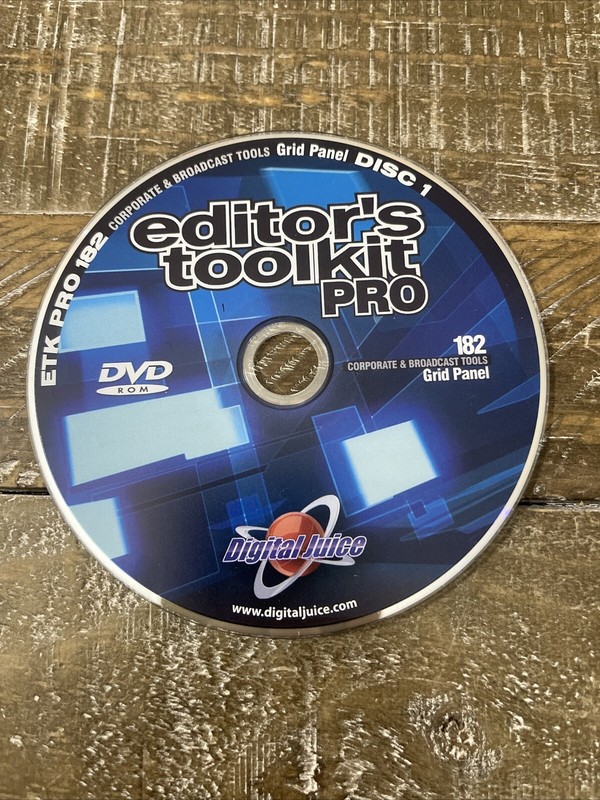 Editors Toolkit Pro 182 Grid Panel Disc 1