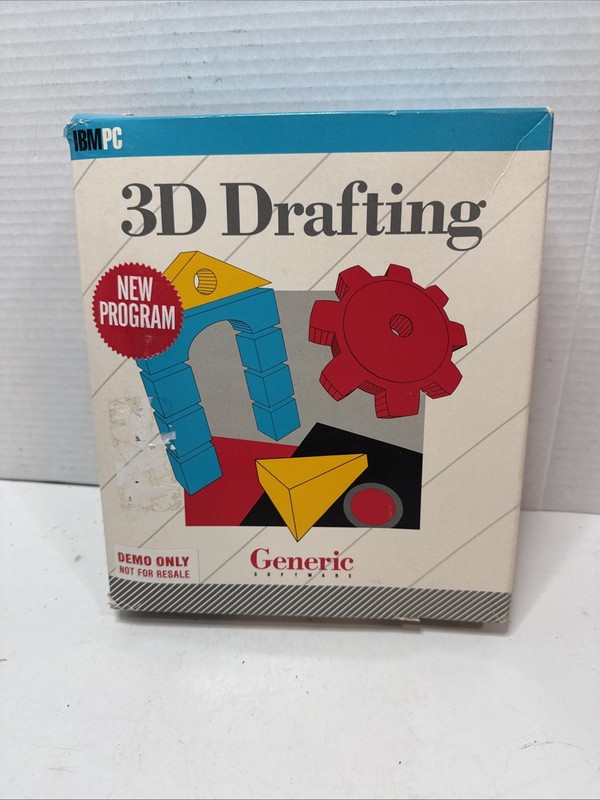 3D Drafting, IBM/PC, Generic Software, 1989