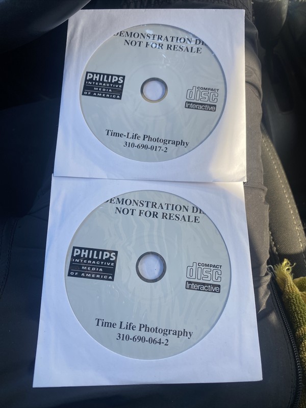 Time Life 35mm Photography for Philips CD-I Very Rare 2 Different Builds
