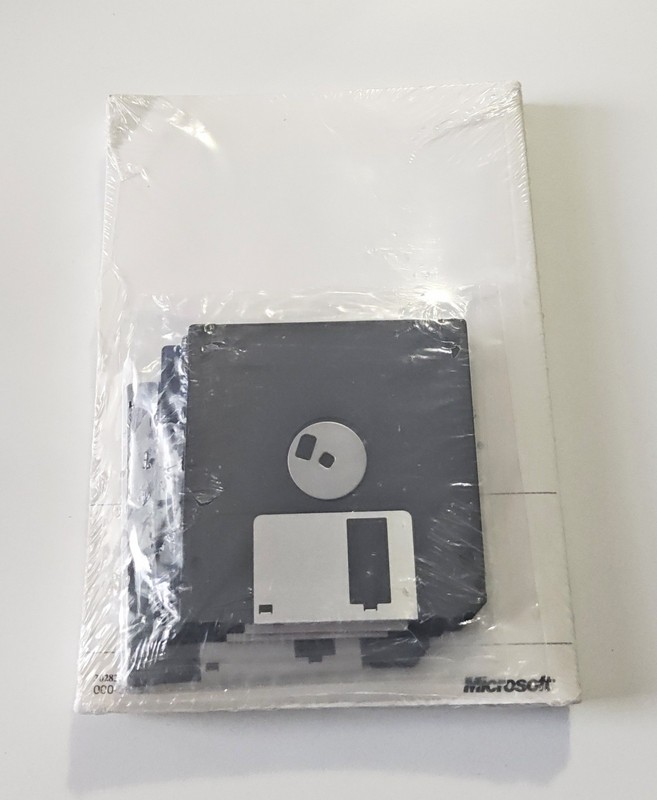 Genuine Microsoft MS-DOS Full Version with 3.5 disks New Sealed OEM gallery