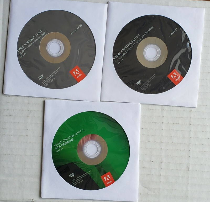 Adobe Creative Suite 5 Web Premium CS5 + CS4 + Photoshop 5.0 Preowned MacPro gallery
