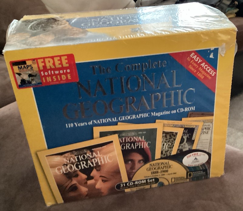 National Geographic Magazine 110 Years 31 CD-ROM Set Factory Sealed🔥