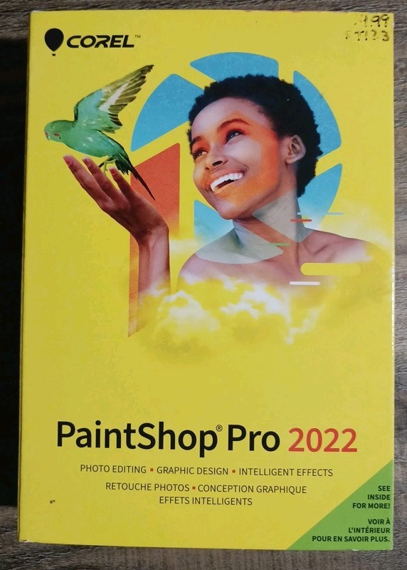 Corel PSP2022EFMBAMC PaintShop Pro 2022 Photo/Image/Graphics Editing