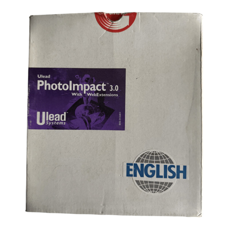Ulead PhotoImpact 3.0 SE Vintage PC Software Boxed Manual & Discs