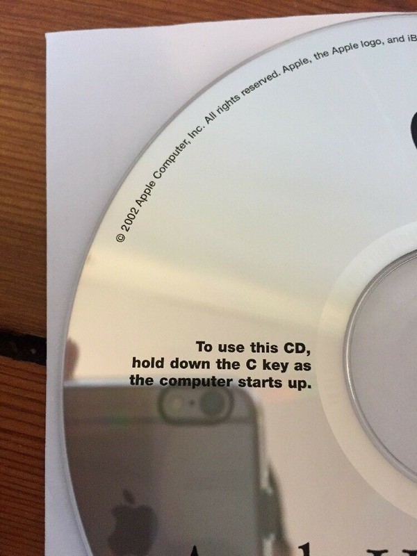 2002 Macintosh Hardware Test Diagnostic iBook v1.2.2 Mac Software Disc CD gallery