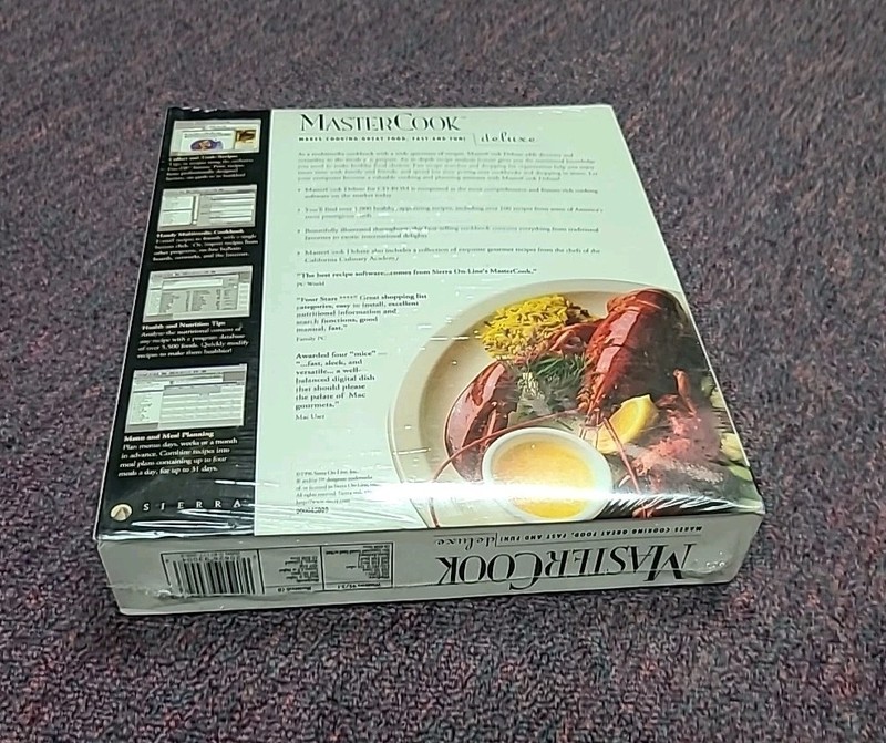 Master Cook Deluxe CD-Rom (Brand New & Factory Sealed!) Ships Immediately gallery