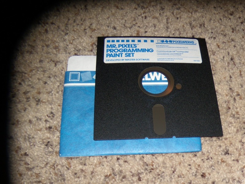 Mr. Pixel’s Programming Paint Set Commodore 64 Program Near Mint