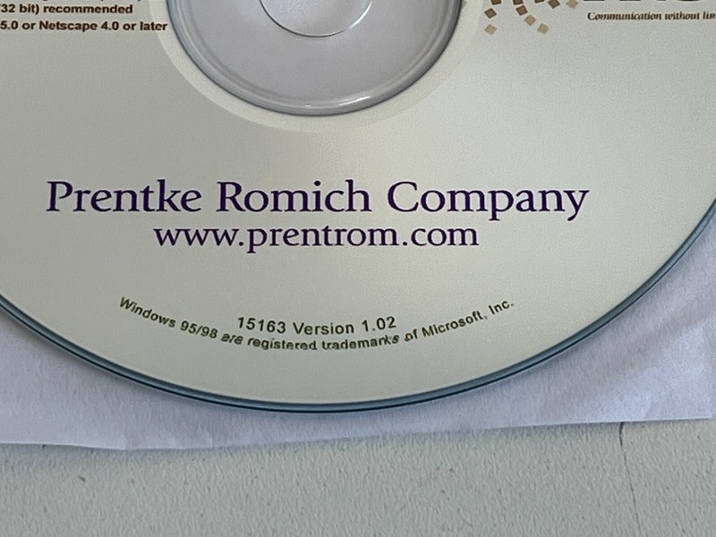 PP33: Prentke Romich Vantage Lite / Unity Support CD Software gallery