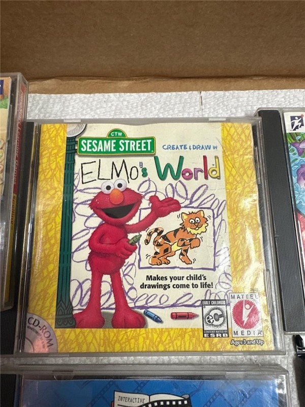 Vintage Lot of Childrens CD-Rom Discs Lot of 6 - Blues Clues, Elmo, Pooh, Etc gallery