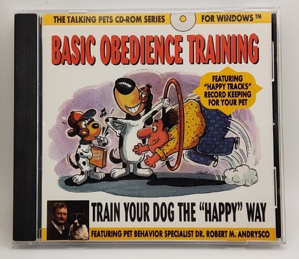 Basic Obedience Training – The Talking Pets CD-ROM Series, Pre-owned, Very Good