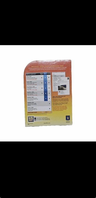 Microsoft Office 2010 Business Home Word Excel Powerpoint Outlook Windows 10 NEW gallery