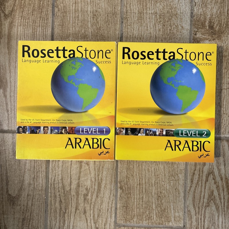 The Rosetta Stone Arabic Level 1 & 2 Personal Edition WIN/MAC Think New