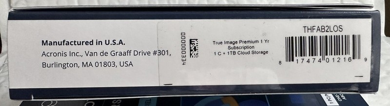 Acronis True Image Premium Protection Subscription 1 Computer + 1 TB Acronis Clo gallery