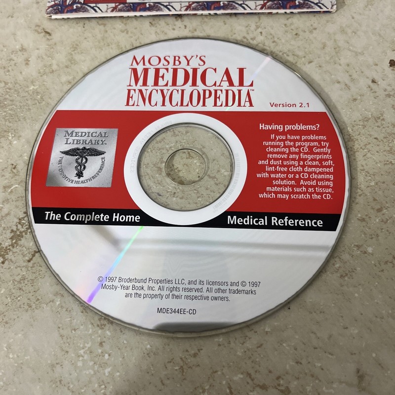 Mosbys Medical Encyclopedia Home Medical Reference CD-Rom Windows 95/98 gallery