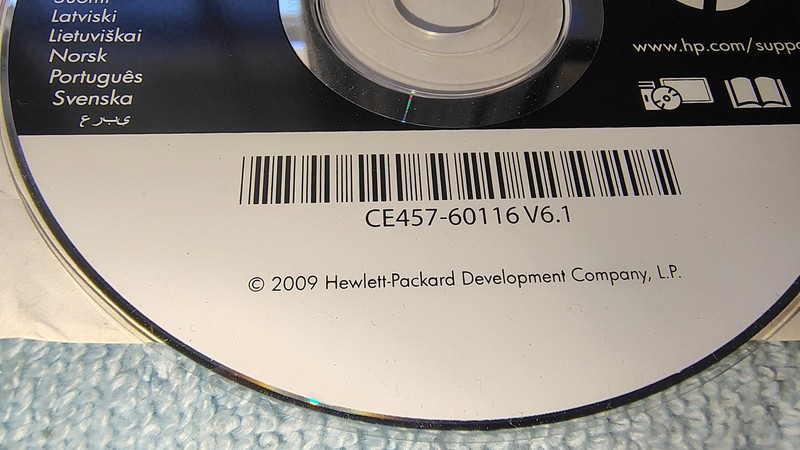 HP LaserJet P2050 Driver CD V6.1 CE457-60116 2009 Original OEM Software Disc gallery