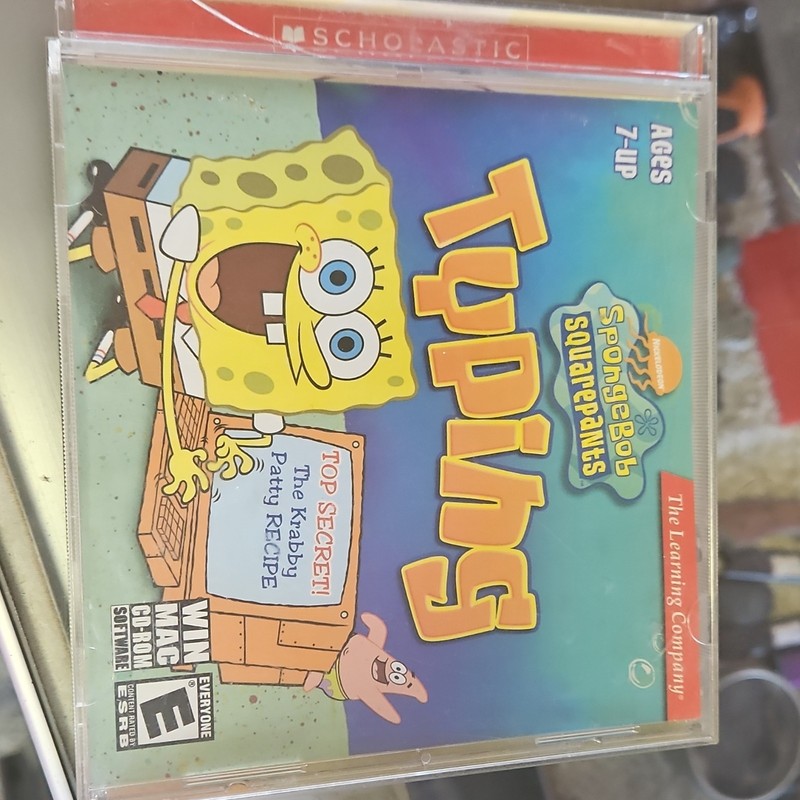 Scholastic SpongeBob SquarePants Typing CD Windows 98/ME/2000/XP Mac English