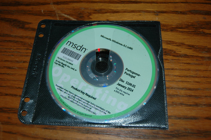 Microsoft MSDN Windows 8.1 (x86) January 2014 Disc 5109.01 Portuguese Portugal