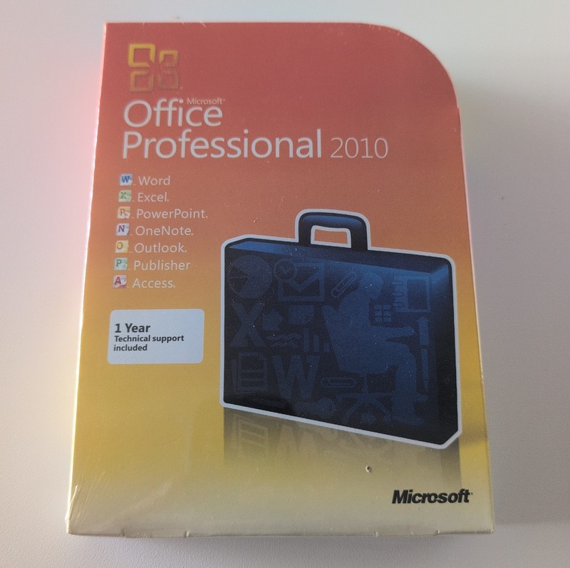 Microsoft Office Professional 2010 Word Excel PowerPoint New Factory Sealed