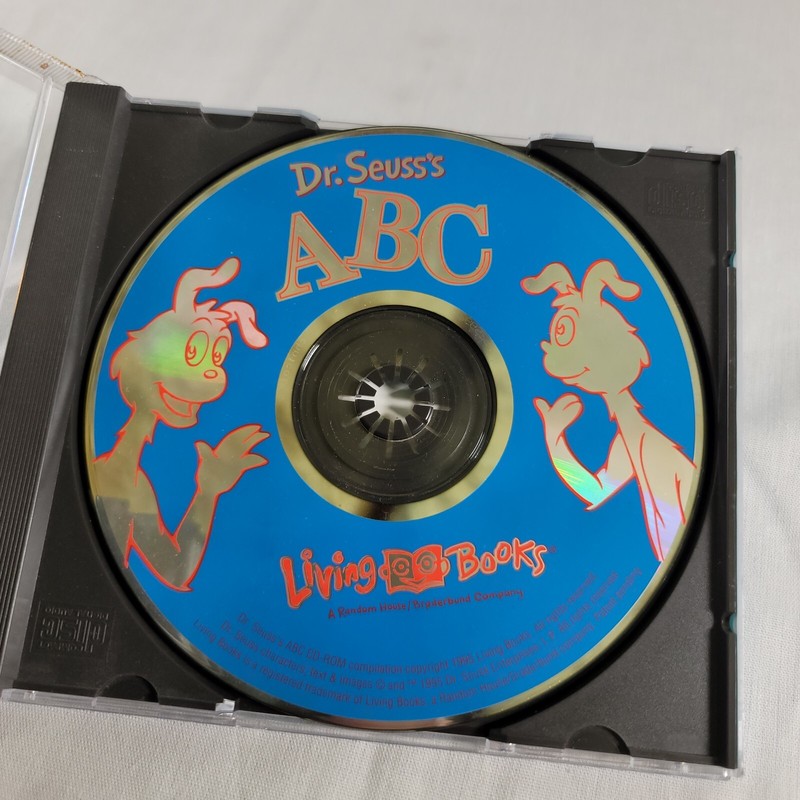 Dr. Seuss's ABC User's Guide CD-ROM for PC (1995, Living Books) VG - Disc Only gallery