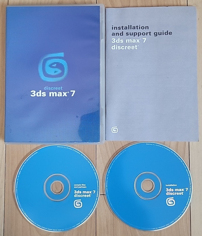Discreet 3ds Max 7 2004 3D Modeling Animation Autodesk Software WIN 2000/XP READ