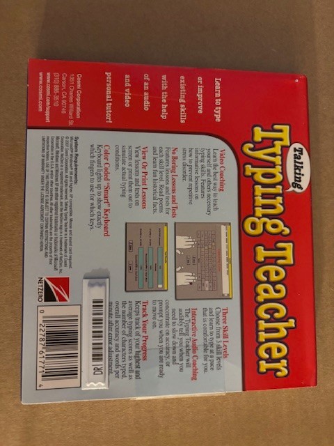 Cosmi Talking Typing Teacher (Windows PC, 2007) NetZero Tested and Working! gallery