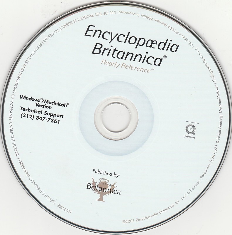 Encyclopedia Britannica CD-Rom for Windows 95/98/2000/Me/XP/NT & Mac OS X/iMac gallery
