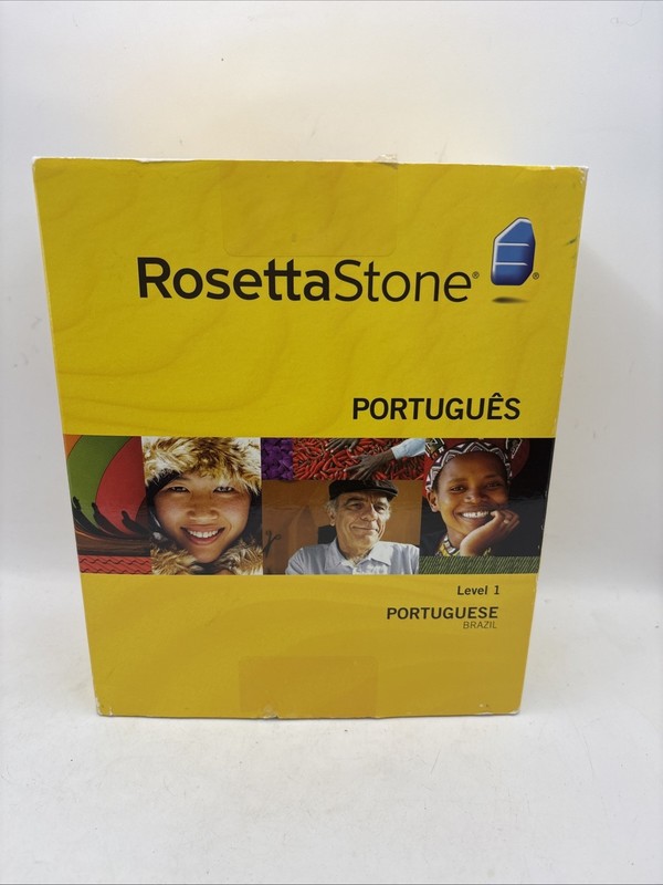 Rosetta Stone Portuguese Brazil Level 1 Version 3 PC Mac Software – NO HEADSET