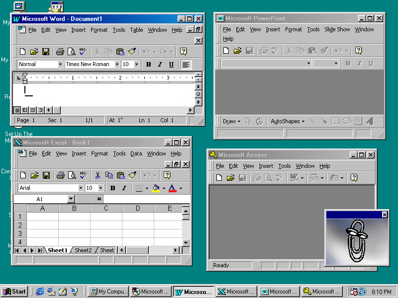 Microsoft Office 97 SR-1 Professional Edition FULL RETAIL CD-ROM & Key,X03-44544 gallery