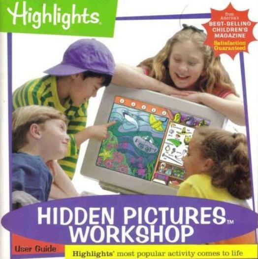 Highlights Hidden Pictures Workshop PC MAC CD learn to find objects puzzle game!