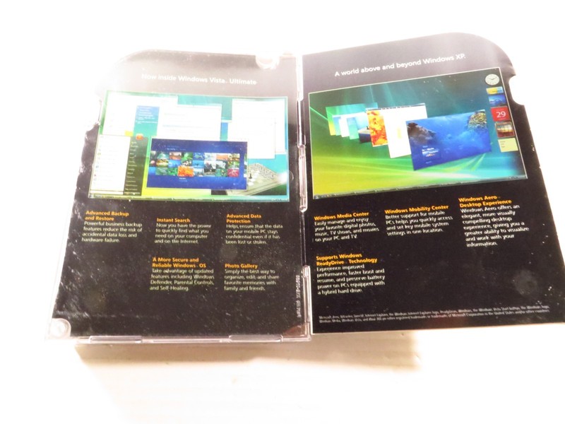 Genuine Microsoft Windows Vista Ultimate Upgrade Version 32/64 Bit W/Product Key gallery
