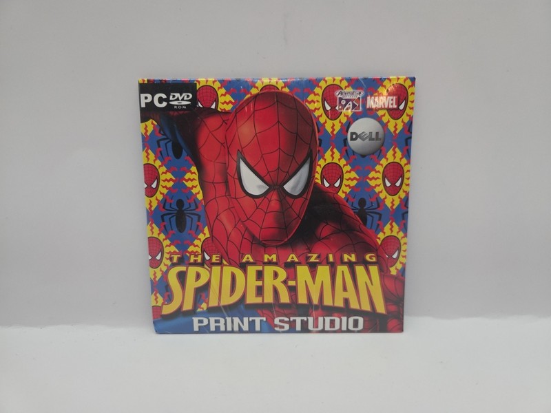 Marvel Amazing Spider-Man Print Studio 2007 Sealed Dell PC DVD ROM