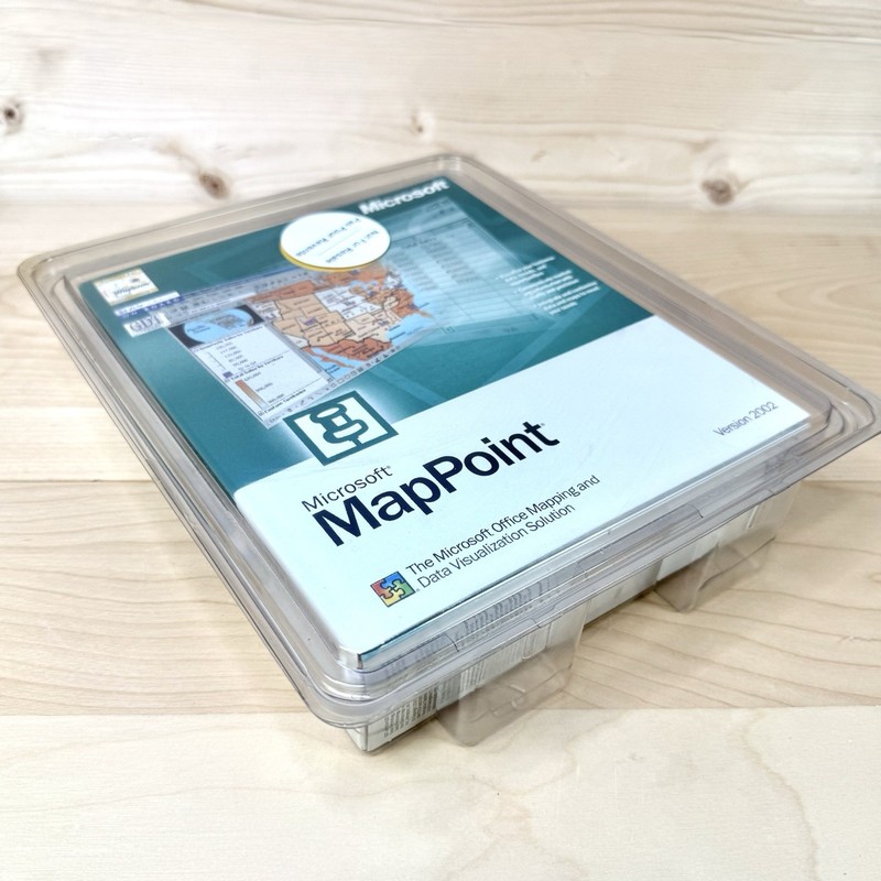 Microsoft MapPoint Version 2002 New Unopened Mapping & Data gallery