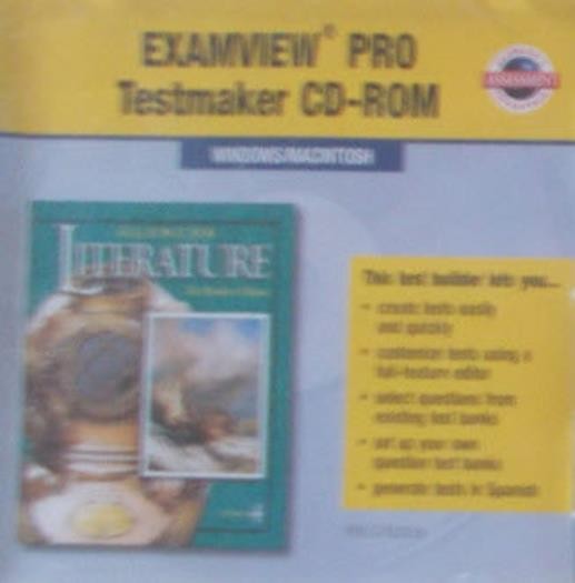 Glencoe Literature Course 4: ExamView Pro Testmaker PC CD create exam tests tool