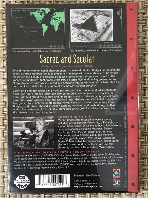 SEALED ~VOYAGER CD-ROM~ SACRED AND SECULAR Aerial Photography Of Marilyn Bridges gallery