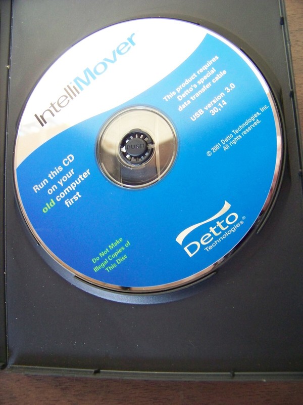 Intellimover v3.0 USB from Detto Technologies - Software, Cable, and Guide gallery