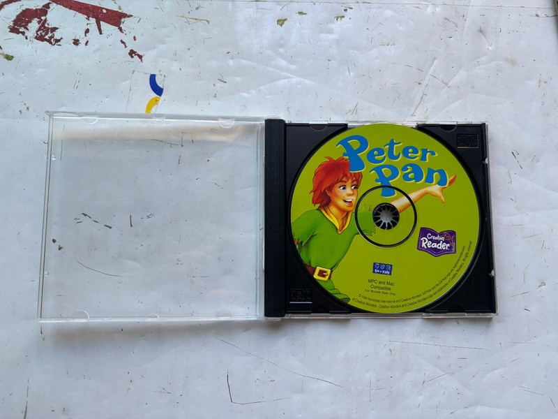 Peter Pan Creative Reader (MPC, Mac Compatible, 1996) CD-ROM EA Kids