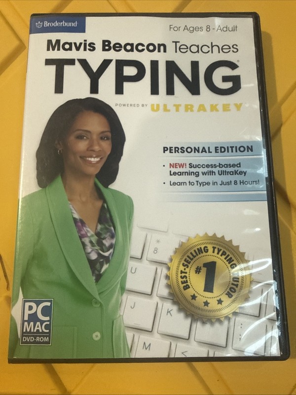 Mavis Beacon Teaches Typing Powered By Ultrakey Personal Edition DVD ROM