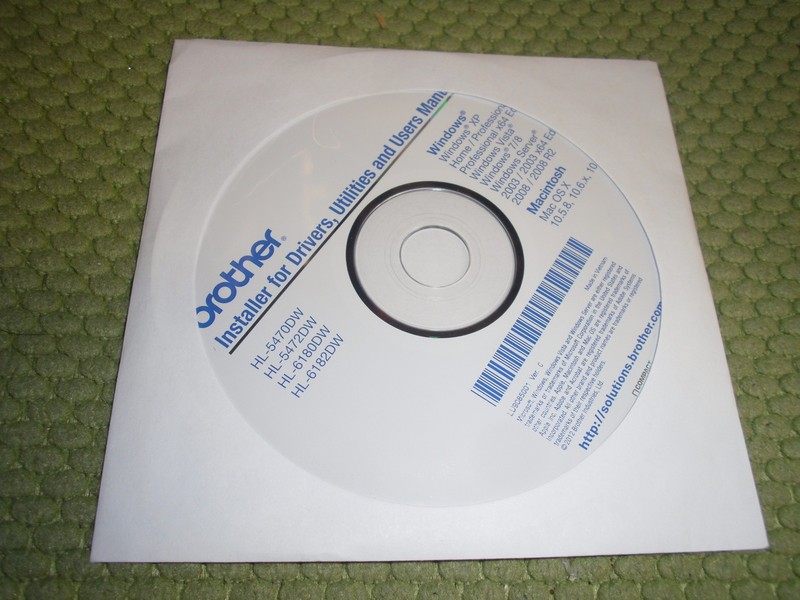 New Genuine Brother HL-6180DW HL-6182DW CD Software drigvers Utilities LU9085001