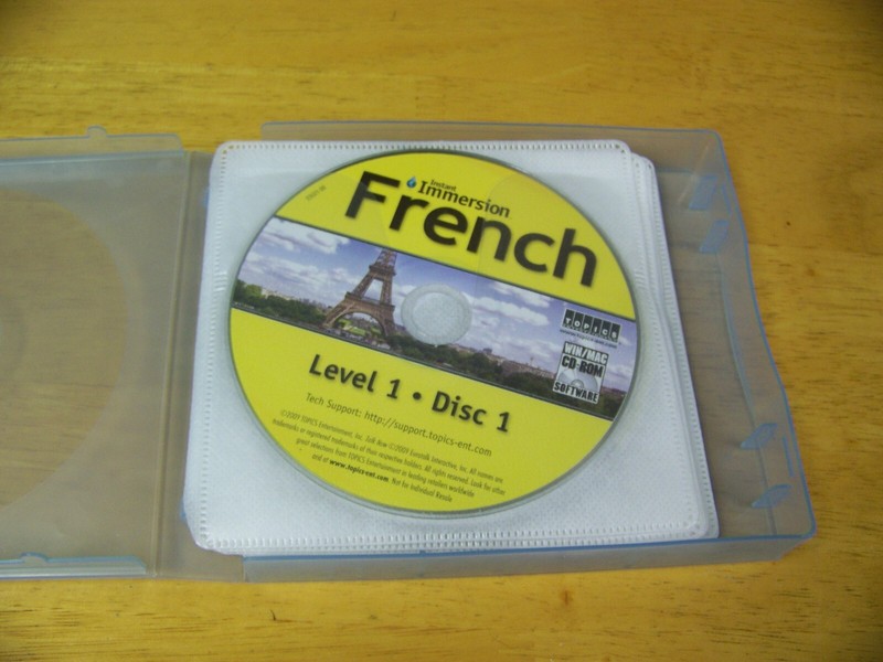 Instant Immersion French, Levels 1, 2 & 3, DVD Game & MP3/iPOD WIN/MAC CD ROM