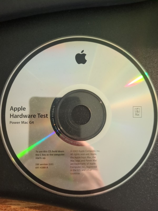 Mac OS Apple Hardware Test Power Mac G4 2.0.1 – 691-4388-A